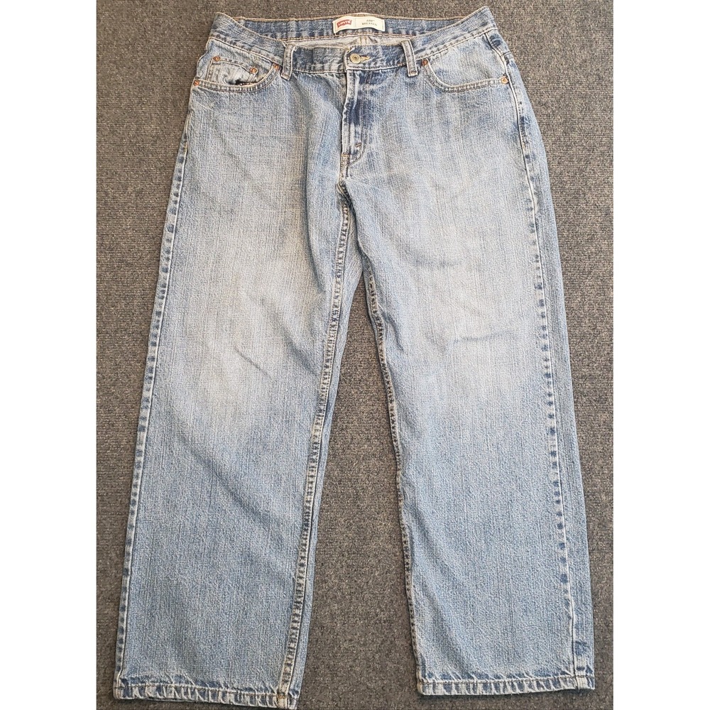 Levis 550 Jeans Womens Husky 14 33x28 Blue Relaxed